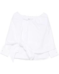 Max Mara - Curvone Katoenen Blouse - Lyst