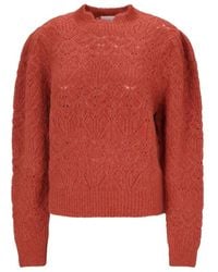 Isabel Marant - Maglione arancione in alpaca - Lyst