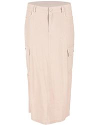 Maicazz - Rokken ,Elegante Zand-D8 Rok - Lyst