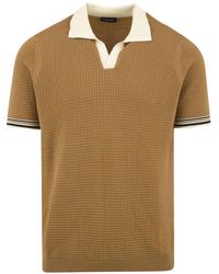 Drumohr - Polo t-shirt marrone modello d0g146w - Lyst