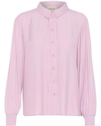 Cream - Overhemden ,Roze ,Dawn Lange Mouwen Shirt - Lyst