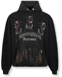 Represent - Hoodies & Sweatvesten ,Zwart ,Katoen Thoroughbred Hoodie - Lyst