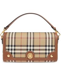Burberry - Tassen ,Katoen Note Small Shoulder Bag - Lyst