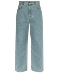 Moschino - Wide leg jeans - Lyst