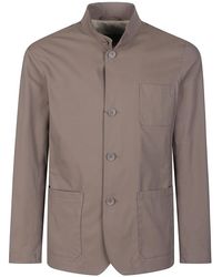 Herno - Jassen ,Katoen Cotton Down Jacket - Lyst