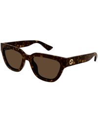 Gucci - Gg1578s 002 sunglasses,stylische sonnenbrille schwarz gg1578s,schwarze sonnenbrille mit zubehör - Lyst