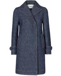 Fendi - Jassen ,Blauw ,Denim Ff Denim Jacket - Lyst