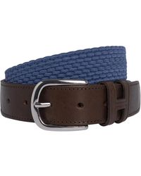 Hackett - Accessoires ,Veelkleurig ,Leer Parachute Belt - Lyst