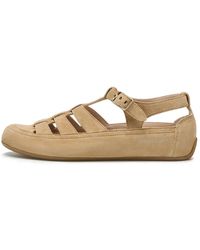 Candice Cooper - Schoenen ,Suede Sandals Rock T-Bar - Lyst
