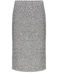 Tory Burch - Rok Met Een Elastische Tailleband - Lyst