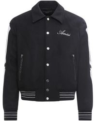 Amiri - Jassen ,Zwart ,Wol Bones Wol Bomberjack - Lyst