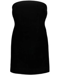 Wardrobe NYC - Velvet corsagen mini kleid - Lyst