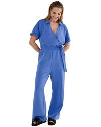 Maicazz - Jumpsuits & Playsuits ,Blauw ,Suitte Jumpsuit - Lyst