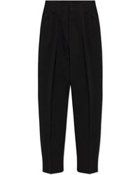 Versace - Stretch Wool Tailored Pants - Lyst