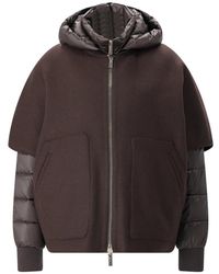 Moorer - Truien & Vesten ,Bruin ,Wol Pegaso Cwr Jacket - Lyst