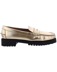 Sebago - Metallic Loafer - Lyst