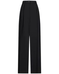 The Row - Broeken ,Zwart ,Wol Igor Pant - Lyst