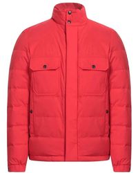 Woolrich - Jassen ,Rood ,Polyester Sierra Stag Down Jacket - Lyst