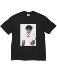 Supreme - Beperkte Oplage Nba Youngboy Tee Zwart - Lyst