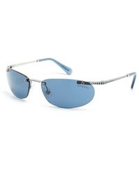 Swarovski - Silberne sonnenbrille mit original-etui - Lyst