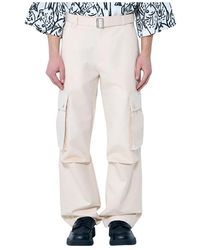 Jacquemus - Cargo pants aus baumwoll-leinen-mix - Lyst