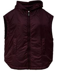 Max Mara - Gewatteerd Gilet Met Capuchon - Lyst