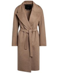 Max Mara - Jassen ,Bruin ,Wol Single-Breasted Jas - Lyst