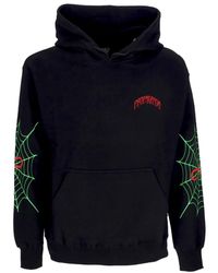 Propaganda - Triangle Web Hoodie Zwart - Lyst