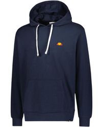 Ellesse - Hoodies & Sweatvesten ,Blauw ,Blauwe Hoodie Met Patchlogo - Lyst