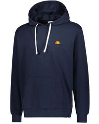 Ellesse - Hoodies & Sweatvesten ,Blauw ,Blauwe Hoodie Met Patchlogo - Lyst