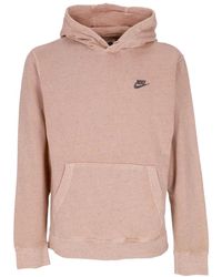 Nike - Fitness ,Roze ,Katoen Revival Hoodie Met Kangoeroezak - Lyst