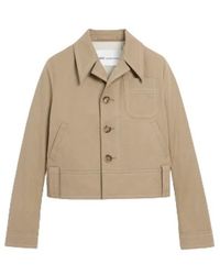 Ami Paris - Jassen ,Katoen Katoenen Gabardine Jas Met Knopen - Lyst