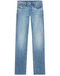 DIESEL - Jeans ,Blauw ,Katoen Moderne Regular Fit Low Waist Jeans - Lyst