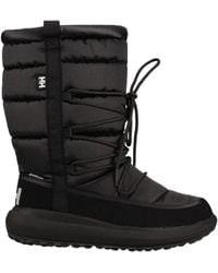 Helly Hansen - Fitness ,Zwart ,Leer Winterlaarzen - Lyst