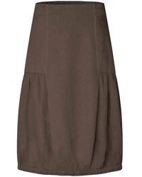 Masai - Rokken ,Bruin ,Midi Rok - Lyst