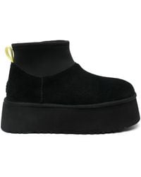 UGG - Stivali neri classic mini dipper - Lyst