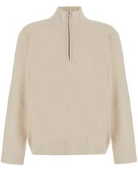 NN07 - Truien & Vesten ,Polyester Danny Half Zip Sweater - Lyst