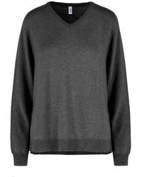 Bomboogie - Merino Wollen V-Hals Trui - Lyst