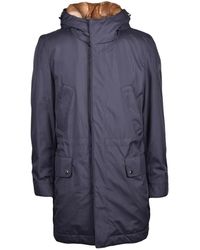 Paul & Shark - Jassen ,Blauw ,Leer Giaccone - Lyst