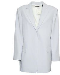 Theory - Platinum Blazer Mit Kerbe Revers - Lyst