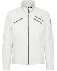 carlo colucci - Joker Bikerstil Lederjacke - Lyst