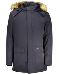 Guess - Jassen ,Blauw ,Polyester Winterjassen - Lyst