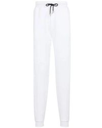 Roberto Cavalli - Logo-Print Sweatpants Mit Tigerzahn-Anhängern - Lyst
