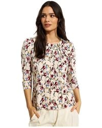 iN FRONT - Marcia bluse 3/4 ärmel sand - Lyst