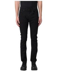 Dondup - Schwarze Slim Fit Jeans - Lyst