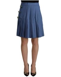 Dolce & Gabbana - Wunderschoner Verzierter Plissee-Minirock - Lyst