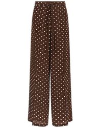 P.A.R.O.S.H. - Sbillo Polka Dot Silk Broeken - Lyst