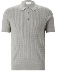 Profuomo - Tops ,Groen ,Katoen Luxury Basic Polo - Lyst