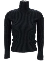 Max Mara - Truien & Vesten ,Zwart ,Zwarte Aral 1234 Modieuze Stijlvolle Jurk - Lyst