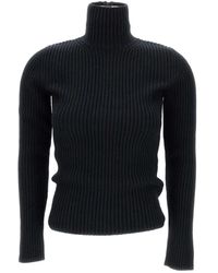 Max Mara - Truien & Vesten ,Zwart ,Zwarte Aral 1234 Modieuze Stijlvolle Jurk - Lyst